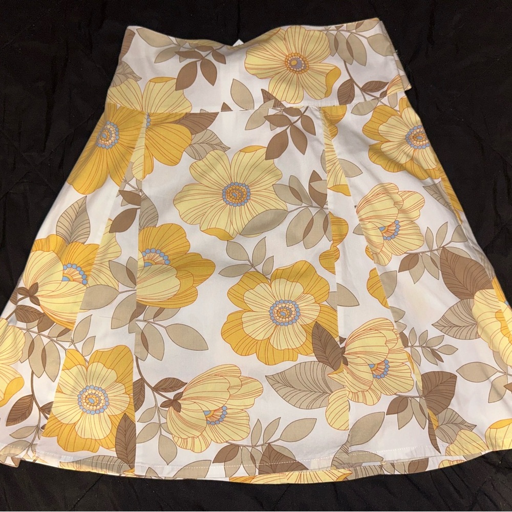 Floral 70’s Skirt